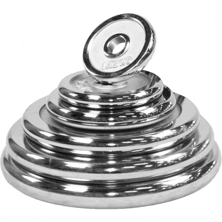 Kurzhantelset 30 kg - Chrom