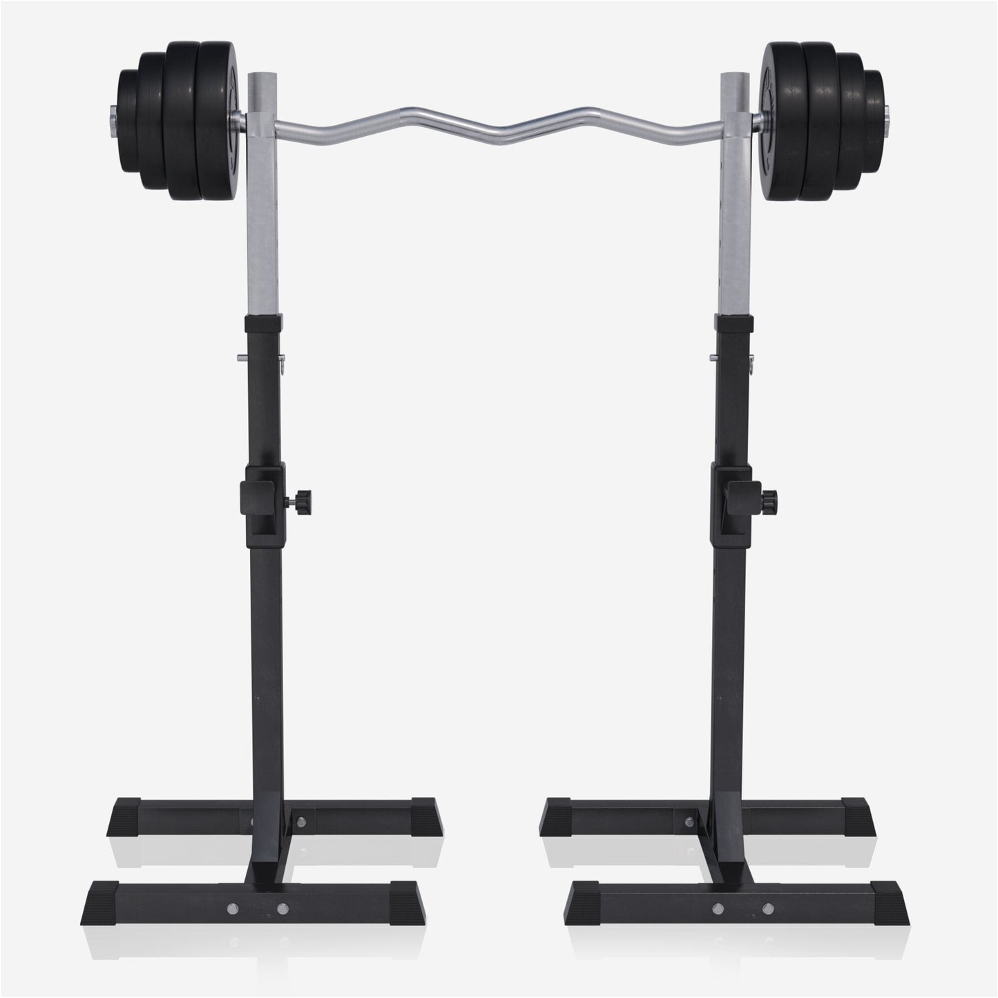 Squat Rack Hantelständer Set inkl. Curlset Kunststoff 35 kg