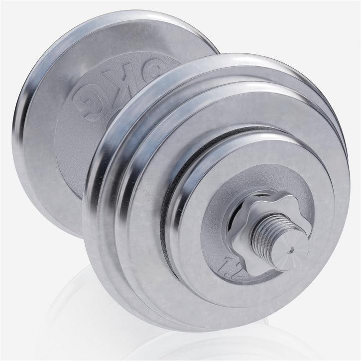 Kurzhantel Set Chrom 30 kg mit Sternverschlüssen