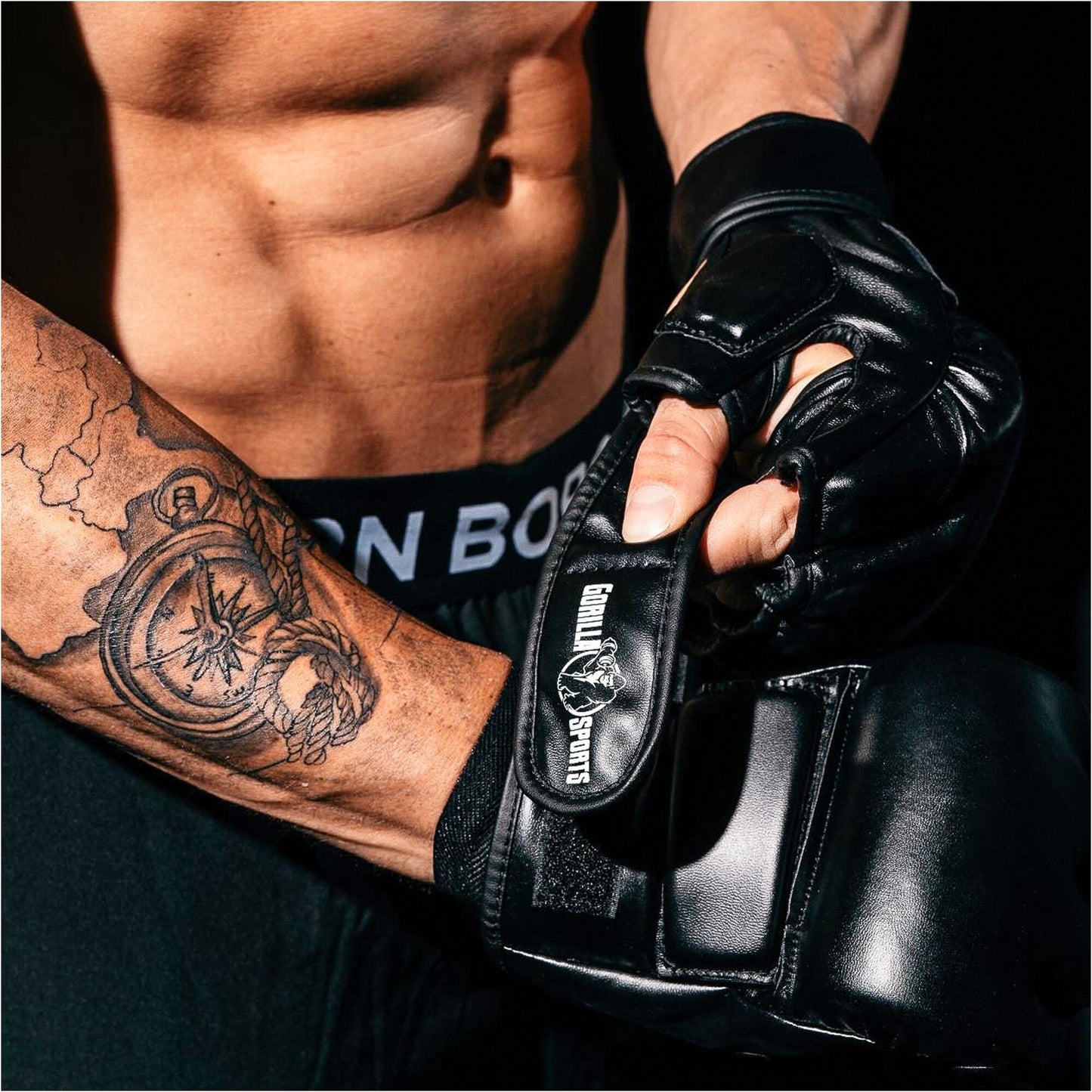 MMA Boxhandschuhe schwarz