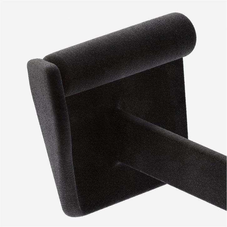 Latzug-/Rudergriff Gummi schwarz