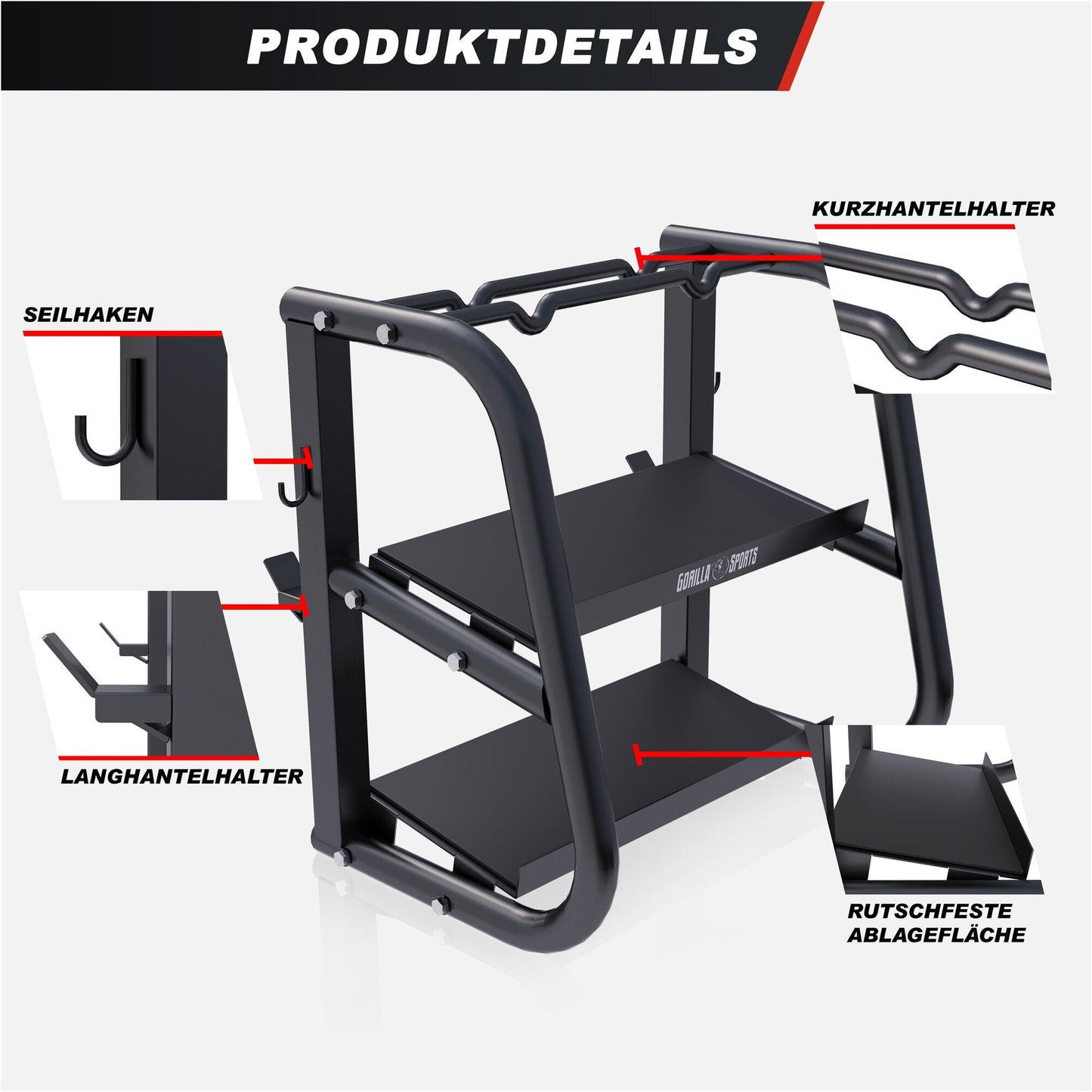 Hantelständer - Multifunktional